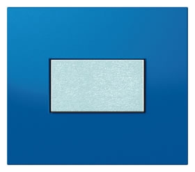 Tapa Platinum 5x5cm 1mod Azule